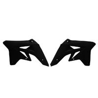 Rtech Black Radiator Shrouds for 2007-2009 Suzuki RMZ250 