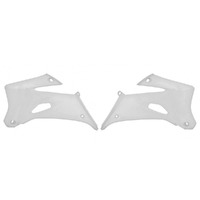 Rtech White Radiator Shrouds for 2007-2011 Yamaha WR450F 
