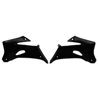 Rtech Black Radiator Shrouds for 2007-2011 Yamaha WR450F 