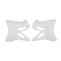Rtech White Radiator Shrouds for 2002-2014 Yamaha YZ125 