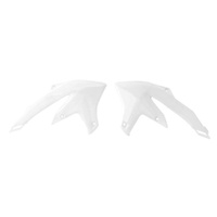 Rtech White Radiator Shrouds for 2024 Yamaha YZ450FX 