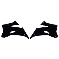 Rtech Black Radiator Shrouds for 2006-2009 Yamaha YZ250F 