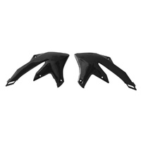 Rtech Black Radiator Shrouds for 2024 Yamaha YZ250F 