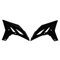 Rtech Black Radiator Shrouds for 2010-2013 Yamaha YZ250F 