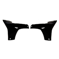 Rtech Black Lower Radiator Shrouds for 2010-2013 Yamaha YZ450F 
