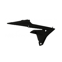 Rtech Black Lower Radiator Shrouds for 2014-2018 Yamaha YZ250F 