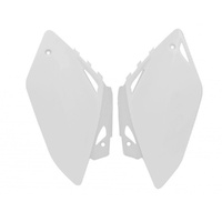Rtech White Side Panels for 2007-2008 Honda CRF450R 
