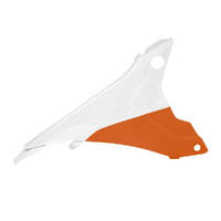 Rtech KTM 250EXCF Six Days 2014-2016 Orange / White Right Airbox Side Panel