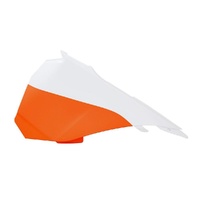 Rtech Orange/White Airbox Side Panels for 2013-2014 KTM 85 SX 