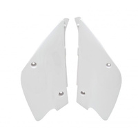 Rtech White Side Panels for 2009 Kawasaki KX85 