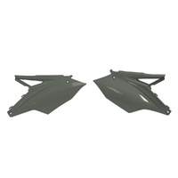 Rtech Grey Side Panels for 2016-2018 Kawasaki KX450F 