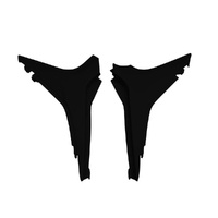 Rtech Black Airbox Side Panels for 2009-2012 Honda CRF450R 
