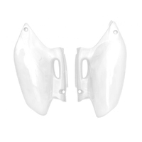 Rtech White Side Panels for 2001-2002 Yamaha WR250F 