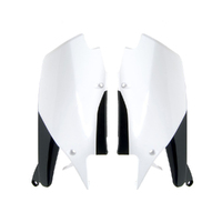 Rtech White/Black Side Panels for 2020-2023 Yamaha YZ250FX 