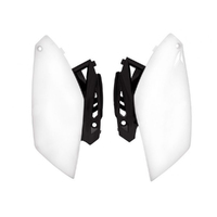 Rtech White/Black Side Panels for 2010-2013 Yamaha YZ250F 