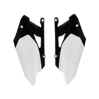 Rtech White/Black Side Panels for 2010-2013 Yamaha YZ450F 