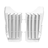 Rtech White Oversized Radiator Louvers for 2020-2021 Honda CRF250RX 