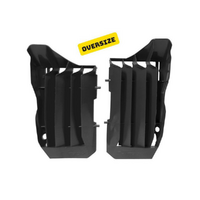 Rtech Black Oversized Radiator Louvers for 2019 Honda CRF250RX 