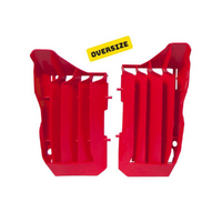 Rtech Red Oversized Radiator Louvers for 2019 Honda CRF250RX 