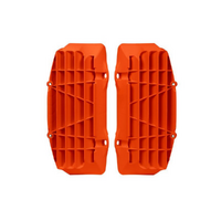 Rtech Neon Orange Oversized Radiator Louvers for 2017-2019 KTM 125 XCW 