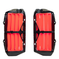 Rtech Neon Orange Oversized Radiator Louvers for 2020-2024 KTM 350 EXCF 