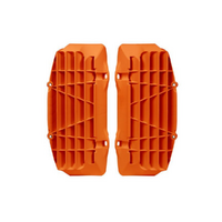 Rtech Orange Oversized Radiator Louvers for 2016-2018 Husqvarna FC450 