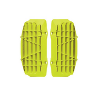 Rtech Husqvarna Neon Yellow Oversized Radiator Louvres FS450 2016-2018