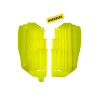 Rtech Yamaha Neon Yellow Oversized Radiator Louvres YZF250 2019-2021