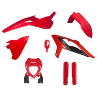 Rtech Red Plastic Kit with Headlight Surround & Fork Protectors for 2024 Beta RR250 Racing 