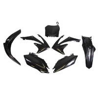 Rtech Black Plastic Kit for 2011-2012 Honda CRF450R 
