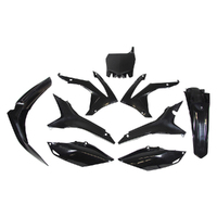 Rtech Black Plastic Kit for 2014-2017 Honda CRF250R 