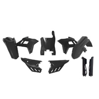 Rtech Black Plastic Revolution Kit for 2021-2024 Honda CRF450RWE 