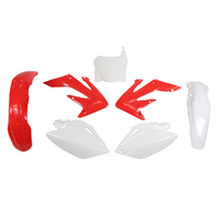 Rtech Honda Red / White Plastic Kit CRF250R 2008