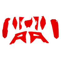 Rtech Red Plastic Kit for 2017-2018 Honda CRF450R 
