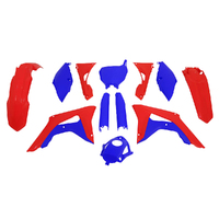 Rtech Red/Blue Plastic Kit for 2018 Honda CRF250R 