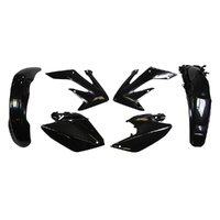 Rtech Black Plastic Kit for 2004-2017 Honda CRF250X 
