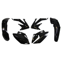 Rtech Black Plastic Kit for 2005-2007 Honda CRF450X 