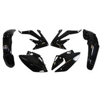 Rtech Black Plastic Kit for 2008 Honda CRF450X 
