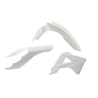 Rtech White Plastic Kit for 2011 GasGas EC125 