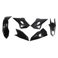 Rtech Black Plastic Kit for 2013-2014 Husaberg TE250 