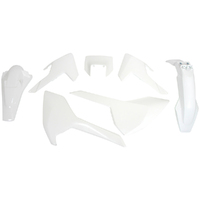 Rtech White Plastic Kit with Headlight Surround for 2017-2018 Husqvarna TX125 