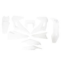 Rtech Husqvarna White Plastic Kit FE350 S 2020-2021 with Headlight Surround