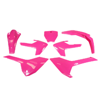 Rtech Husqvarna Neon Pink Plastic Kit FS450 2016