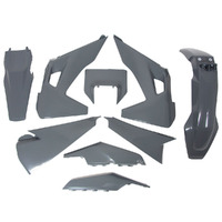 Rtech Grey Plastic Kit with Headlight Surround for 2022 Husqvarna TE250i 