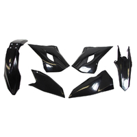 Rtech Black Plastic Kit for 2015 Husqvarna FE250 