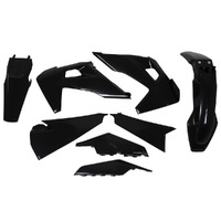 Rtech Black Plastic Kit for 2020-2021 Husqvarna TE150i 