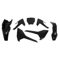 Rtech Black Plastic Kit for 2017-2022 Husqvarna TC65 