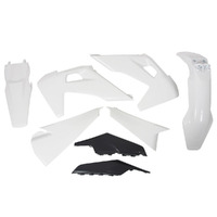 Rtech White/Grey Plastic Kit for 2022 Husqvarna FE350 