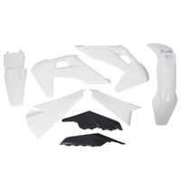 Rtech White/Grey Plastic Kit Edition for 2021-2022 Husqvarna TE300i Rockstar 