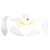 Rtech Husqvarna White / Yellow Plastic Kit TC250 2014